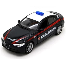 Alfa Romeo Giulia 1:24 Carabinieri Modellautó Dobozos Új Bburago