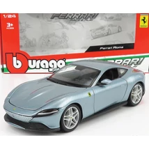 Ferrari Roma Ezüst 1:24 Burago BBurago Nyitható fém ÚJ Dobozos Modellautó