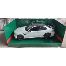 Alfa Romeo Giulia GTAm Fehér fém nyitható BBurago új 1:18 Modellautó