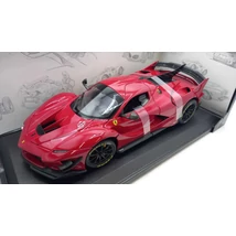 Ferrari FXX-K Evo Hybrid 1:18 Burago Piros Új Dobozos Modellautó