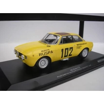 Alfa Romeo GIULIA GT 1300 GTA Team Monzeglio Squadra 1:18 sárga Minichamps LIMITÁLT Modellautó Új Dobozos