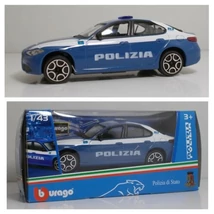 Alfa Romeo Giulia Polizia 1:43 Bburago Modellautó új Dobozos