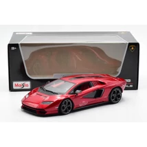 LAMBORGHINI COUNTACH LPI 800-4 1:18 Maisto fém nyitható metál piros Modellautó