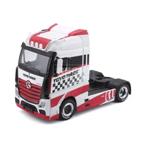 Mercedes-Benz Actros kamion vontató 1:43 Toyo Tires Burago modellautó fém új dobozos