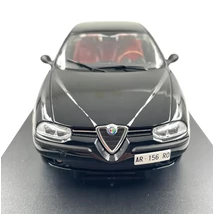 Alfa Romeo 156 2.5 V6 24v 1:18 Fekete piros belső Modellautó új Dobozos