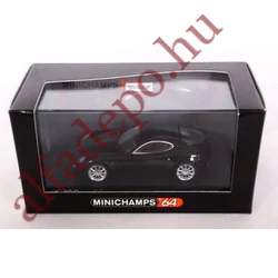 Alfa Romeo 8C 1:64 Minichamps fekete Coupe Dbozos Új Modellautó