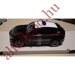 Alfa Romeo Stelvio QV 1:24 modellautó Burago Carabinieri