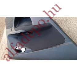 Fiat Tipo 5 ajtós bal hátsó fekete szövet ajtókárpit 