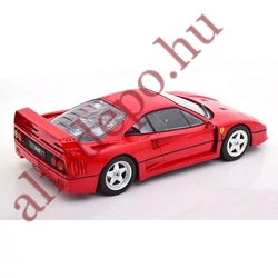 Ferrari F40 1:18 fém piros modellautó KK-Scale Dobozos Új