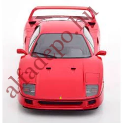 Ferrari F40 1:18 fém piros modellautó KK-Scale Dobozos Új