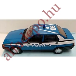 ALFA ROMEO 75 1.8 IE 1988 POLIZIA Rendőrautó 1:18 Laudoracing dobozos új Modellautó