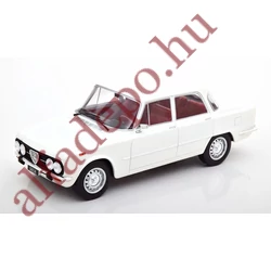 Alfa Romeo NUOVA GIULIA SUPER 1974 1:18 fém új modellautó MCG fehér