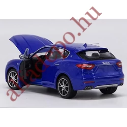 Maserati Levante KÉK 1:24 modellautó Welly nyitható fém