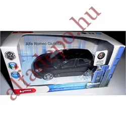 Alfa Romeo Giulietta 1:43 Mondo Motors Fekete modellautó Új Dobozos