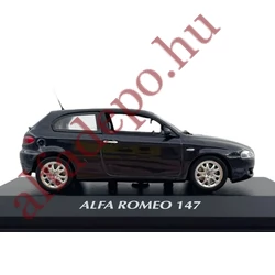 Alfa Romeo 147 Facelift Fekete 1:43 Maxichamps Minichamps Modellautó uj Dobozos