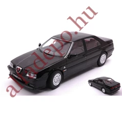 Alfa Romeo 164 Q4 3.0 24v fém 1:18 Triple 9 Fekete modellautó új Dobozos