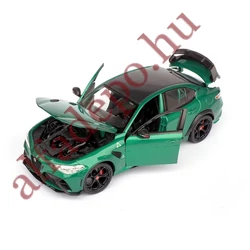 Alfa Romeo Giulia GTAm Montreal Verde fém nyitható BBurago új 1:18 Modellautó