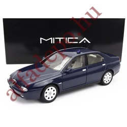 Alfa Romeo 166 1:18 sötét kék fém nyitható Új Modellautó MITICA