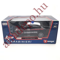 Alfa Romeo Giulia 1:24 Carabinieri Modellautó Dobozos Új Bburago