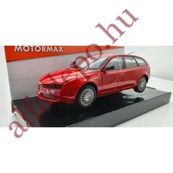 Alfa Romeo 159 SW MotorMax 1:24 modellautó piros színben új dobozos