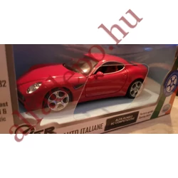 Alfa Romeo 8C competizione 1:32 Silver Wheel fém nyitható világító új dobozos modellautó