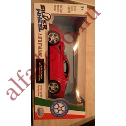 Alfa Romeo 8C competizione 1:32 Silver Wheel fém nyitható világító új dobozos modellautó