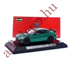 Alfa Romeo Giulia GTAm 1:43 Montreal Verde Burago új vitrines Modellautó