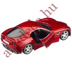 Alfa Romeo 8C Competizione Piros Metál 1:32 Bburago nyitható fém Modellautó