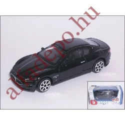 Maserati Granturismo 1:43 fekete Dobozos új Burago Modellautó