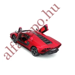 Lamborghini Countach LPI 800-4 Bordó 1:24 Burago Dobozos új Modellautó