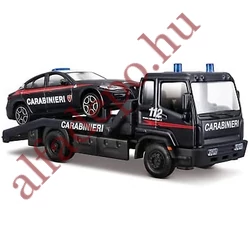 Alfa Romeo Giulia Carabinieri és Autómentő Bburago 1:43 új dobozos modellautó szett 