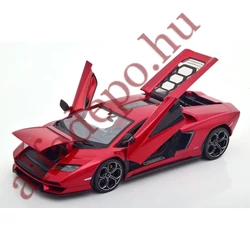 LAMBORGHINI COUNTACH LPI 800-4 1:18 Maisto fém nyitható metál piros Modellautó