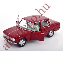 Alfa Romeo Giulia 1.6 TI 1962 Rosso Amaranto Sötét Piros MITICA 1:18 dobozos új Modellautó