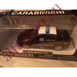 Alfa Romeo 156 Berlina 1999 1:32 Carabinieri NewRay Modellautó