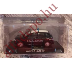 Fiat Stilo 5 ajtos Carabinieri 1:43 Edicola Új Dobozos Modellautó