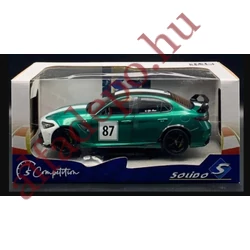 ALFA ROMEO GIULIA GTAm N 87 NURBURGRING 2021 1:18 Solido fém nyitható Modellautó