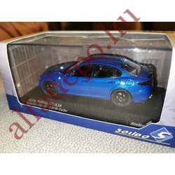 Alfa Romeo GIULIA QUADRIFOGLIO 1:43 Vitrines Solido Modellautó Új 