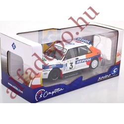 LANCIA DELTA HF INTEGRALE REPSOL C. Sainz 1:18 Solido Nyitható új Modellautó