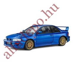 Subaru Impreza Solido 1:18 kék coupé modellautó 22B-STI új Dobozos nyitható fém