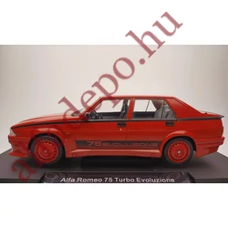 Alfa Romeo 75 Turbo Evoluzione Piros 1:18 MCG Fém új Modellautó