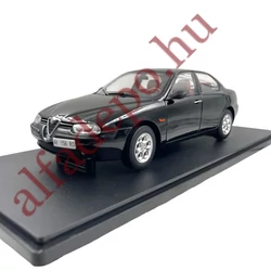 Alfa Romeo 156 2.5 V6 24v 1:18 Fekete piros belső Modellautó új Dobozos