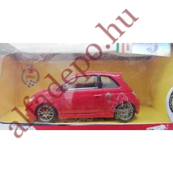 Fiat Abarth 500 Tributo Ferrari 1:43 Mondo Motors Piros új Dobozos Modellautó