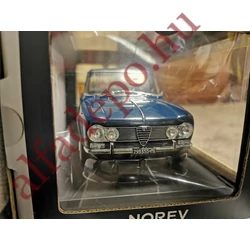 Alfa Romeo Giulia TI 1964 Kék Norev Modellautó fém Új Dobozos
