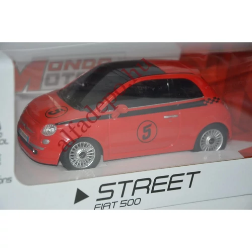 Fiat 500 1:24 Piros távirányító modellautó Mondo Motors új Dobozos 50906728