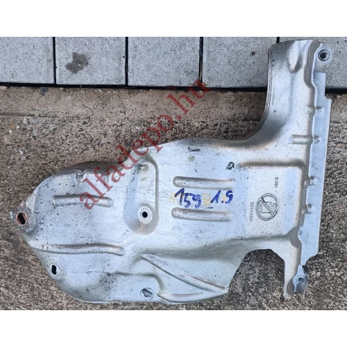 Alfa Romeo 159 1.9 16v 150le jtdm kipufogó hővédő lemez 55193991 gyári bontott 