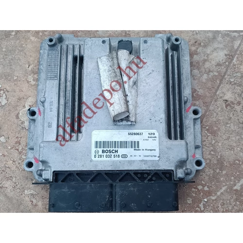 Alfa Romeo Giulietta 1.6 120le jtdm euro6 motorvezérlő gyári 55280637 0281032518