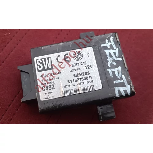 Alfa Romeo 156 kulcs infra távirányító Siemens vevő egység 60677249