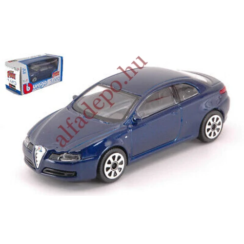 Alfa Romeo GT 1:43 BBurago modellautó kék 