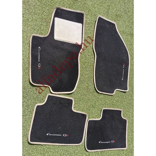 Alfa Romeo 156 q4 crosswagon kivehető méretpontos hímzett szőnyeg garnitúra szett Alfa Romeo 156 q4 crosswagon kivehető méretpontos hímzett szőnyeg garnitúra szett