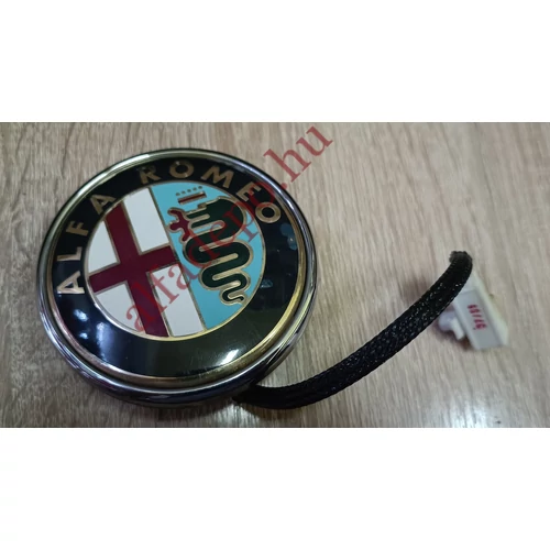 Alfa Romeo Mito 159 Giulietta nyomógombos hátsó gyári bontott embléma 75mm 50531454